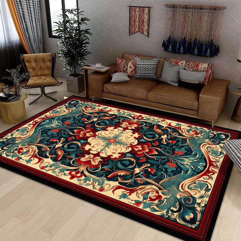 Retro Persia Carpets for Living Room Large Area Rugs Home Decor Hallway Boho Carpet Moroccan Bedroom Beside Floor Mat Luxury