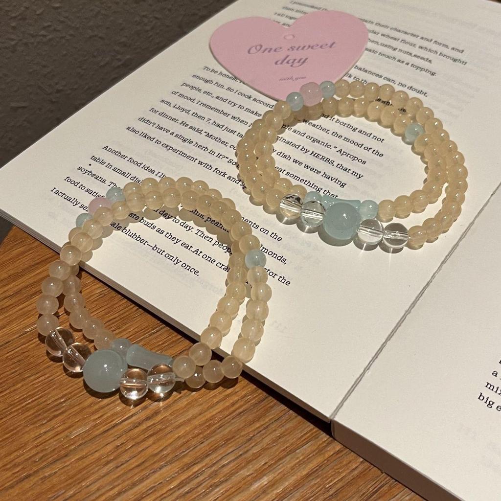 2025 Bestseller Zen-Inspired Yellow Beaded Bracelet - Versatile Chinese Aesthetic Gift