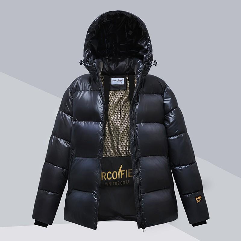 Womens Short Puffer Jacket With Hood Thick Winter Cotton-Padded Coat Cold Climate Casual Wear