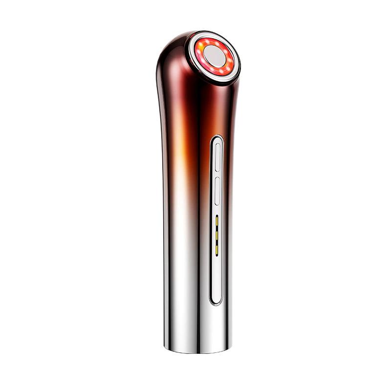 

Microcurrent Facial Device, Electric Home Massager for Serum Penetration & Anti-Wrinkle, 2-in-1 Skincare Tool золотой
