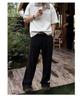 Men's Retro-Inspired Tencel Linen Wide-Leg Casual Pants