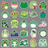 50 Cartoon Frog Waterproof Stickers: Perfect for Scooters, Laptops, Cars, and Motorcycles
