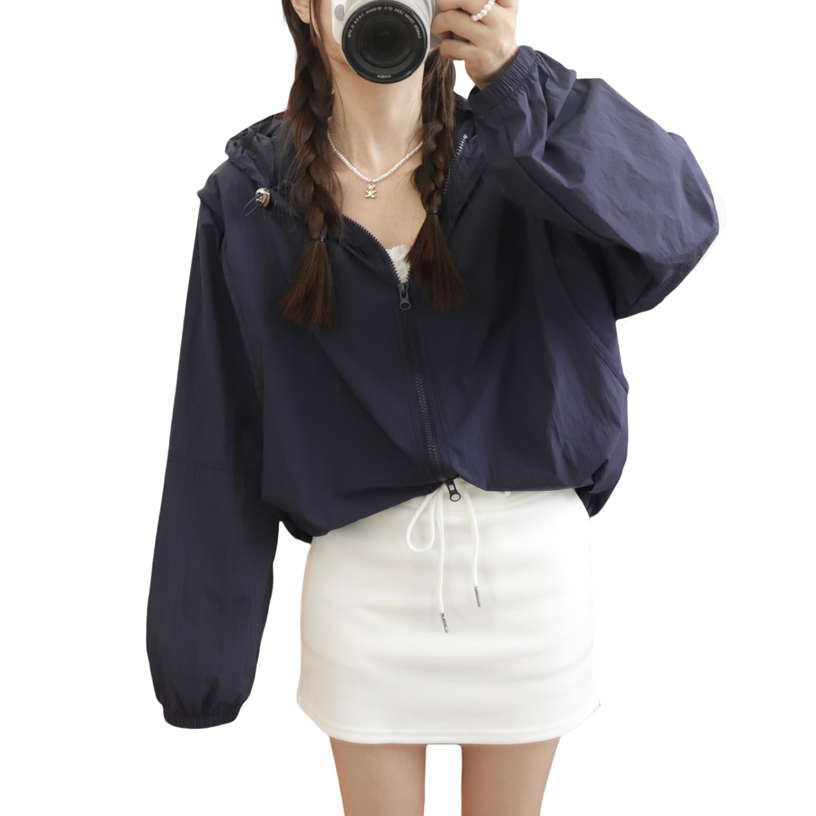 

Худи с защитой от УФ-лучей для долгой защиты от солнца Долман Свободный Кроет Тело УФ УФ Осень [HuuMeNEIDOO] Женщины, Кардиган, Рукав, Одежда, С капюшоном, Рукав,