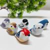 Handmade Bird Figurine Carving Wooden Miniature Wildlife Bird Statue Sculpture for Living