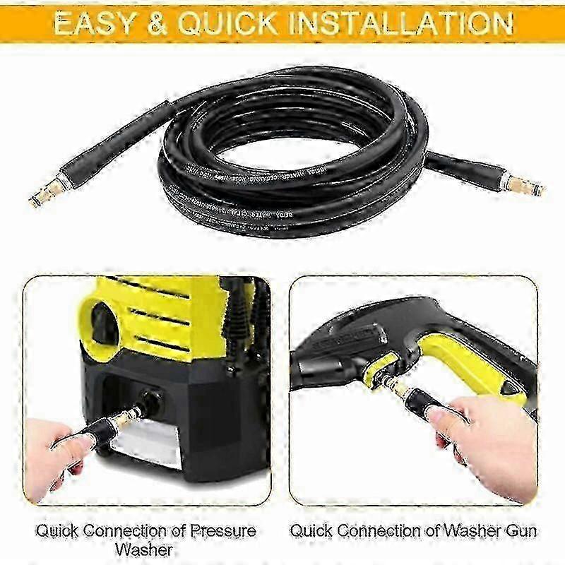 Karcher K2 K3 K4 K5 K6 K7 6M Replacement Pressure Washer Hose Quick Fit