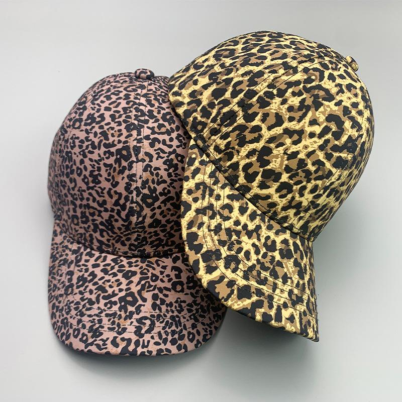 Street Personality Leopard Print Fashion Women'S Baseball Cap Cotton Hip Hop Versatile Sports Breathable Sun Hat