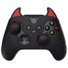 PlayVital Cute Devil Style Silicone Thumbstick Caps for Xbox Series X, Xbox Series S, and Xbox Core (Black)