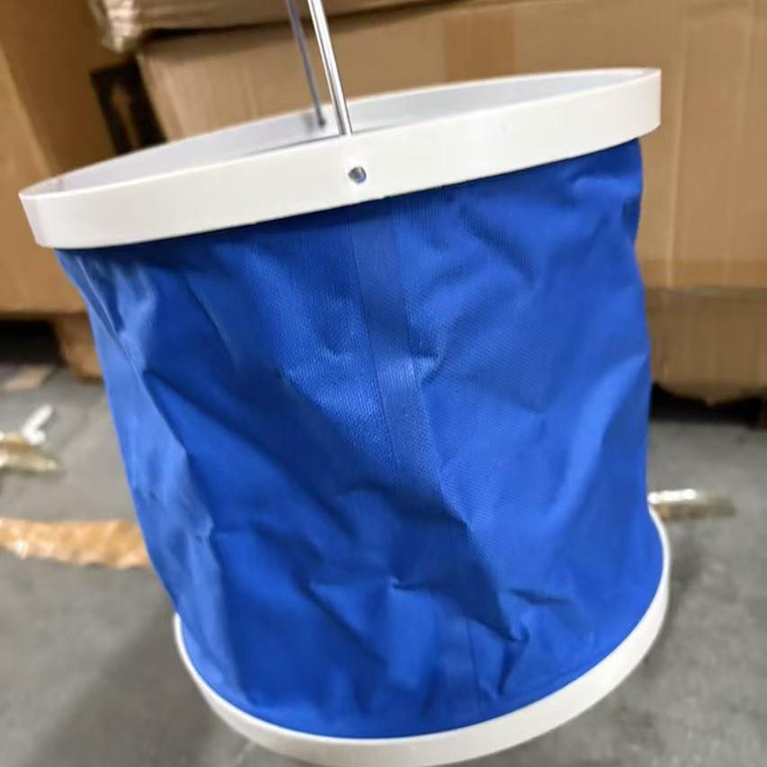 Portable Multifunctional Car Wash Folding Bucket - Oxford Cloth, Handheld for Outdoor and Home Use