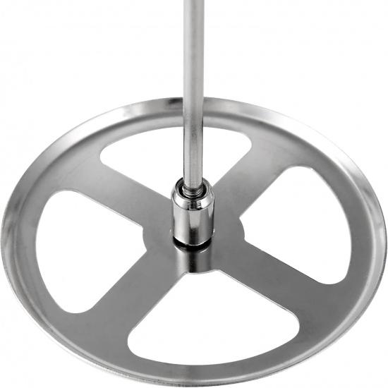 French Press Replacement Base Plate with Permanently Attached Nut and Removable Nut for 50oz Coffee Press