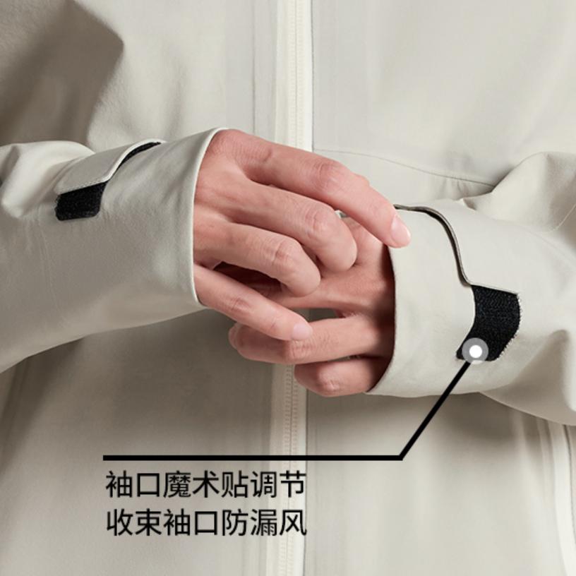 HOKA One One Seria Outdoor Transportowa Odblaskowe Logo Litery Twarda Powłoka Z Kapturem Wodoodporna Wiatroszczelna Oddychająca Trwała Ciepła Kurtka 1170251-ORM