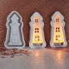 Lighthouse Silicone Candle Stand Molds for Candlestick Tealight Holder Gypsum Decoration Epoxy Resin Silicone Molds
