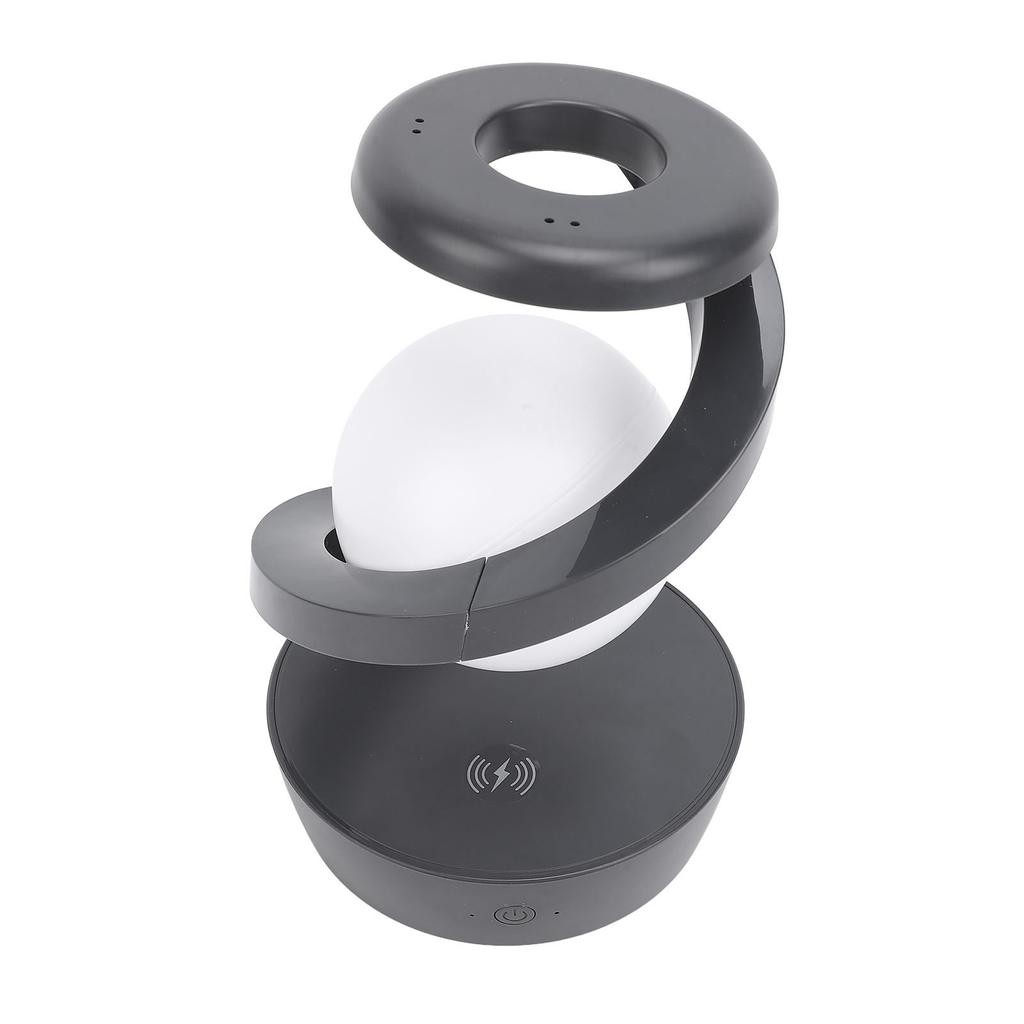 Wireless Charger Night Light Smart Control Rotating Floating RGB Color Changing Desk Lamp for Gifts 