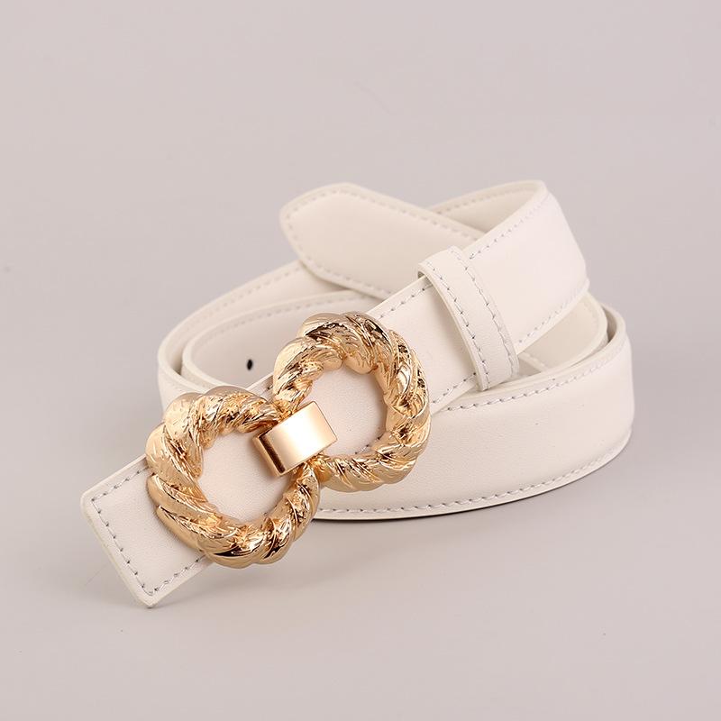 Women's belt new arrival belt women's first layer cowhide fashioneasiest for match decoration with suit jeans belt
