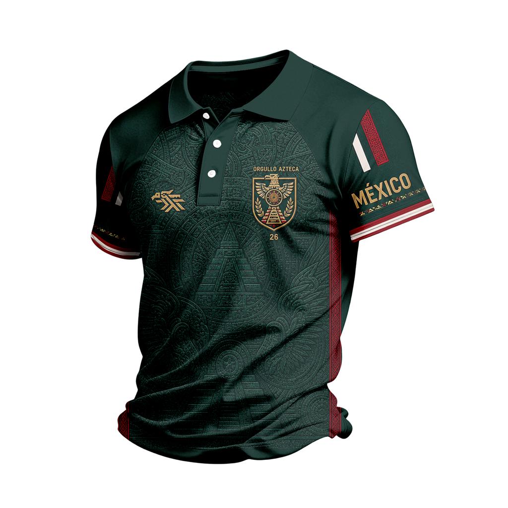 Men's Casual Striped Color-Block Short Sleeve Shirt for Everyday Wear