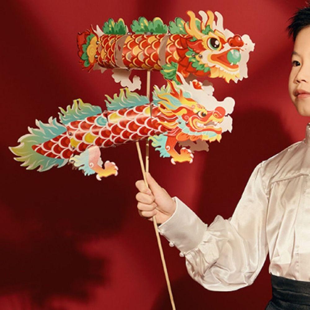 Glowing Lantern Making Material Flexible Spring Festival Dragon Decoration Lantern Festival