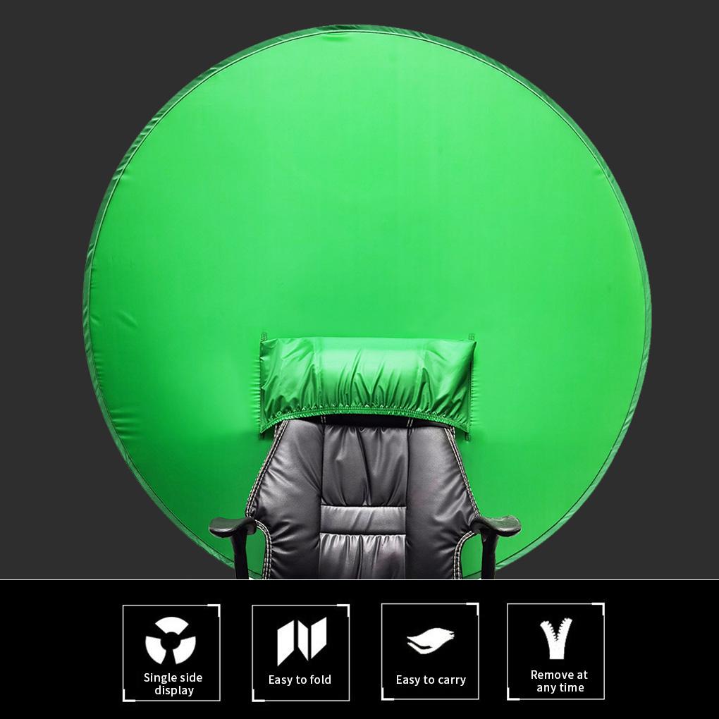 75/110cm Green Screen Backdrop Photography Background Foldable Reflector for Live Video Studio Folding Reflector Backdrop