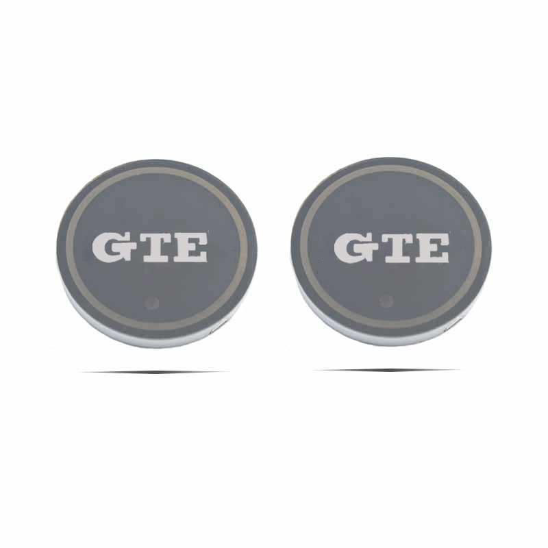 For VW VOLKSWAGEN 2026 New Car LED Luminous Water Cup Holder Mat For Volkswagen VW GTE Golf 5 6 7 GTI MK6 Passat Polo Beetle Mag