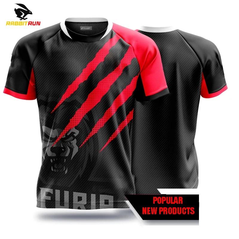 Nuove T-shirt da Uomo per Uomo Magliette Asciugatura Rapida Magliette Uniformi Abbigliamento Competizione di Giochi T-shirt Stampate Ragazzi Traspirante Sport