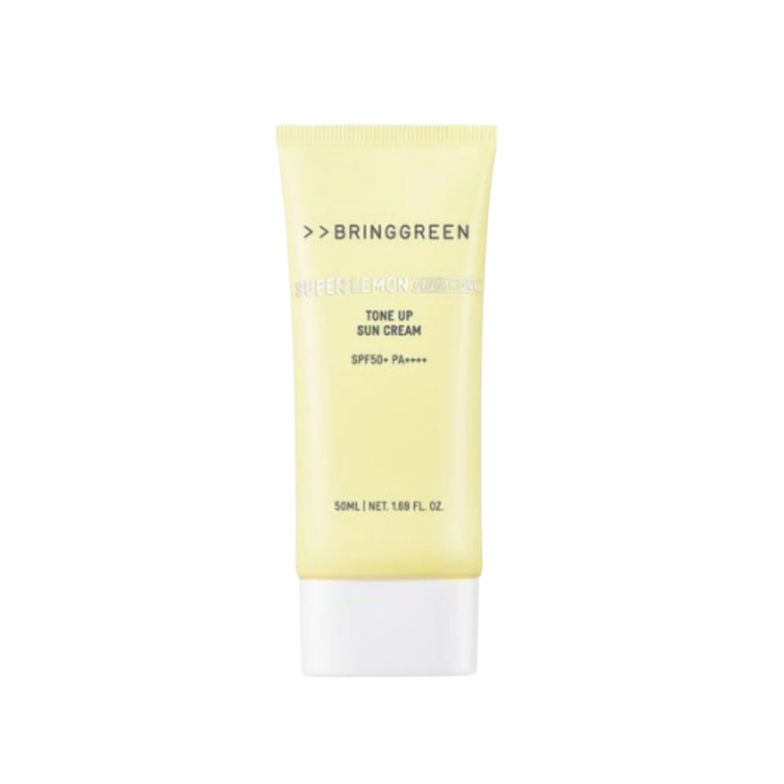 BRINGGREEN Super Lemon Glutathione Tone-Up Sun Cream SPF50+ PA++++ 50mL (1.69 fl. oz.) 1ea
