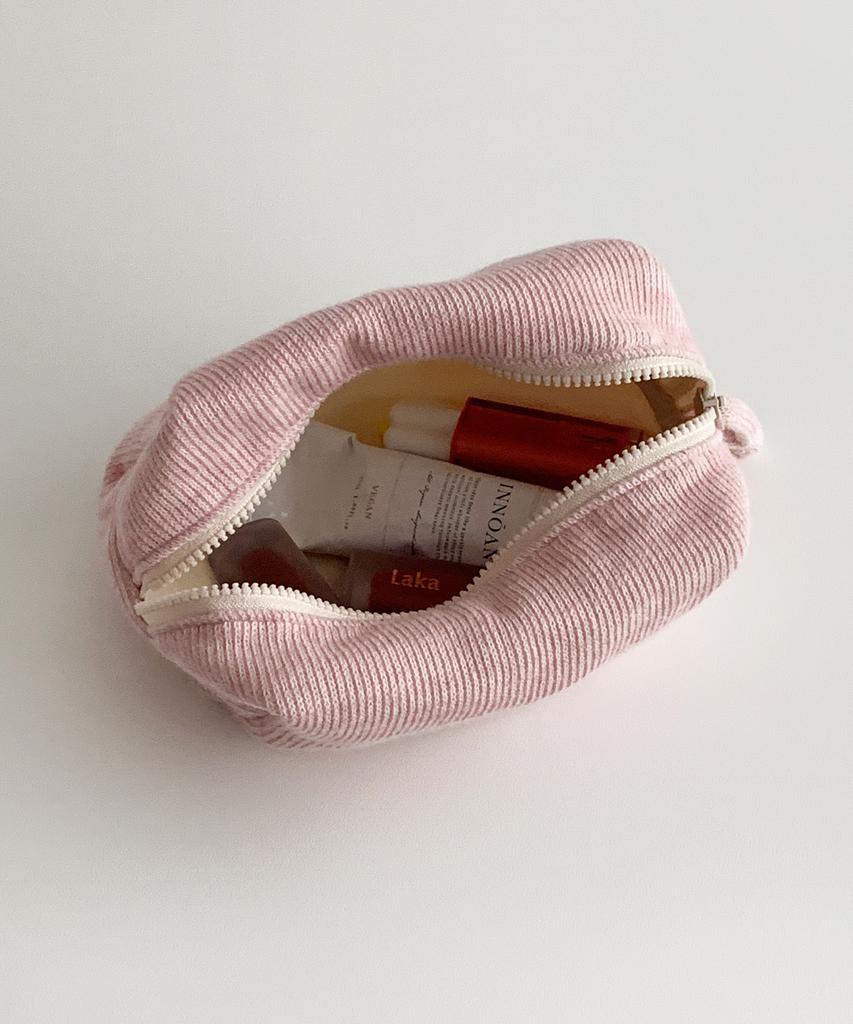 Nuaname Cute Pouch Knit Castella 2 Colors