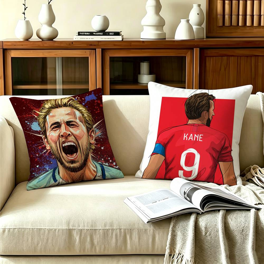 HHarry Kane football Doublesided print Pillow Case for Sofa Living Room Home office Decor Protective Cover