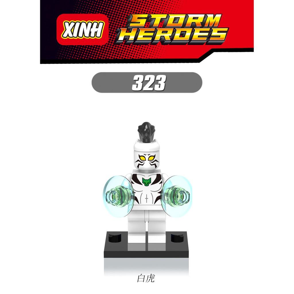 X0123 XH325 Doctor Octopus Compatible with LE-GOing Minifigures Punisher Vulture Sandman Building Blocks Kids Toys