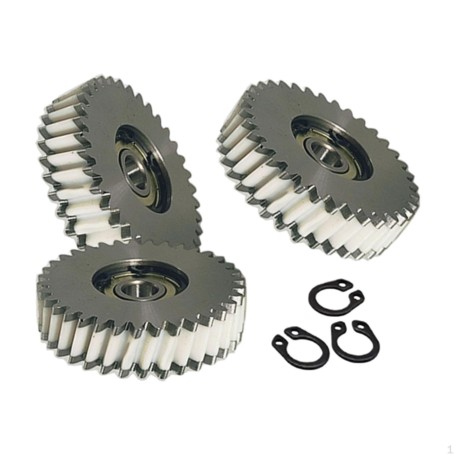 

3Pcs 35T Oblique Gear Directly Replace for E Bicycle 500W Motor with 8mm Bearings Bike Gears