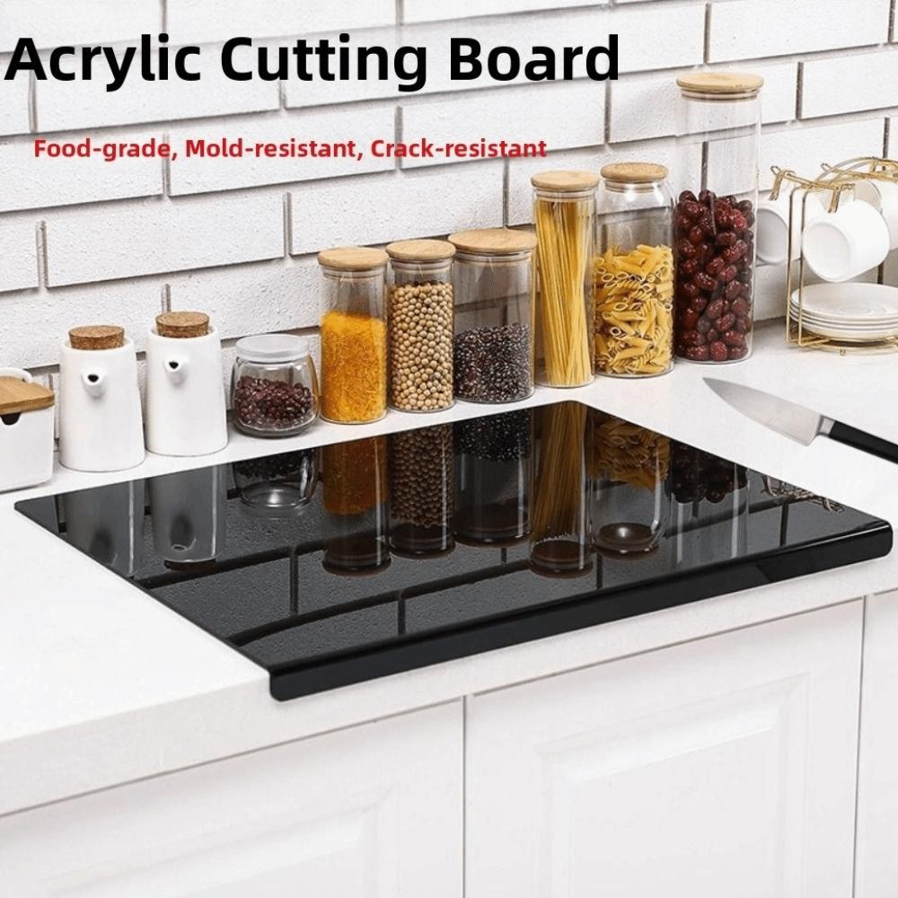 30/40/45cm Acrylic Cutting Board Anti-Bacterial Anti-Mold Kitchen Chopping Board Multi-Functional Food Grade