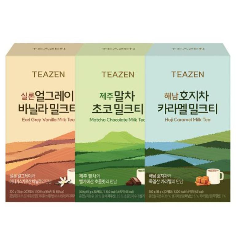 Teazen Ceylon Milk Tea 300g – Earl Grey Vanilla / Caramel / Chocolate