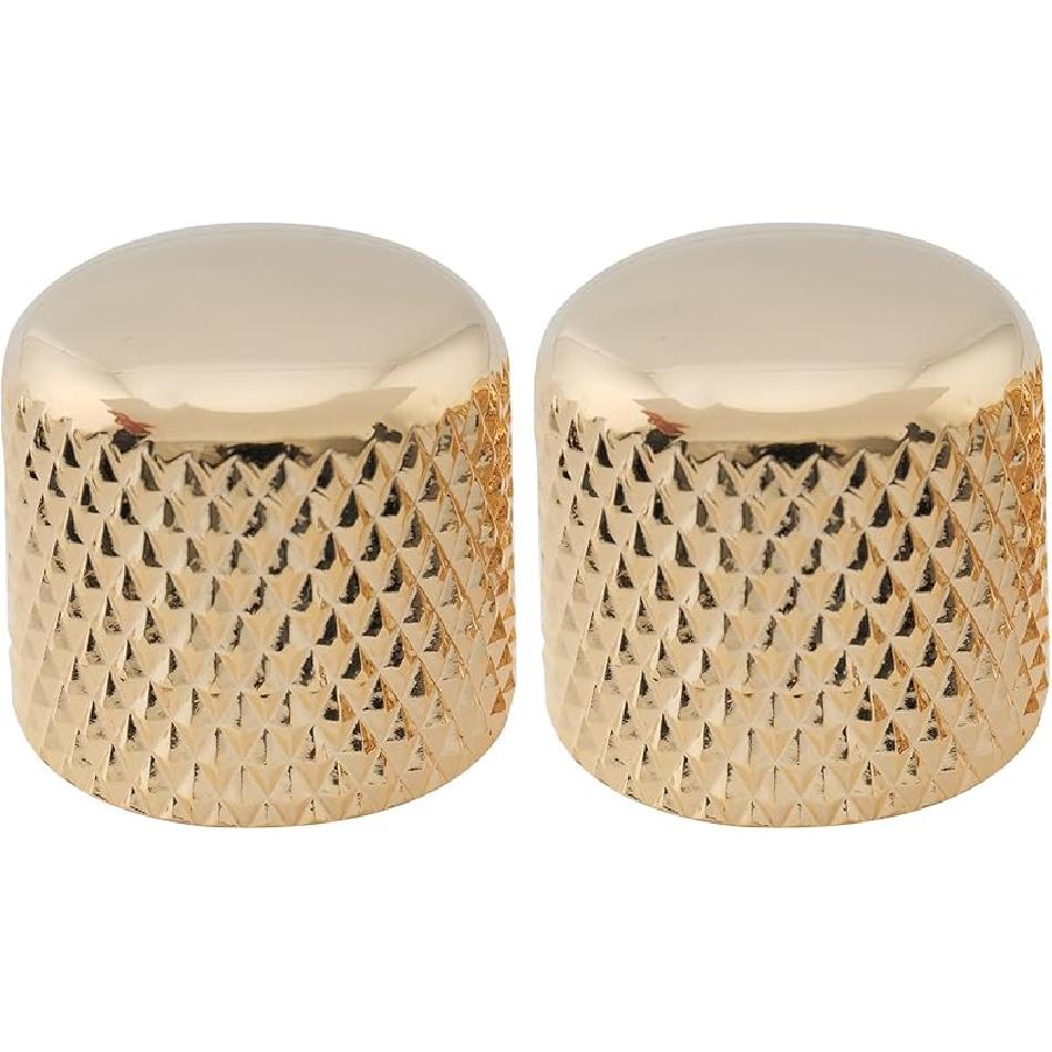 

Musiclily Pro Дюймовая Прецизионная 24-зубчатая Рейка Стальная Купольная Ручка Вставная Ручка Управления 18 мм для американской электрогитары или бас-гитары, Черная(2 комплект) золотой