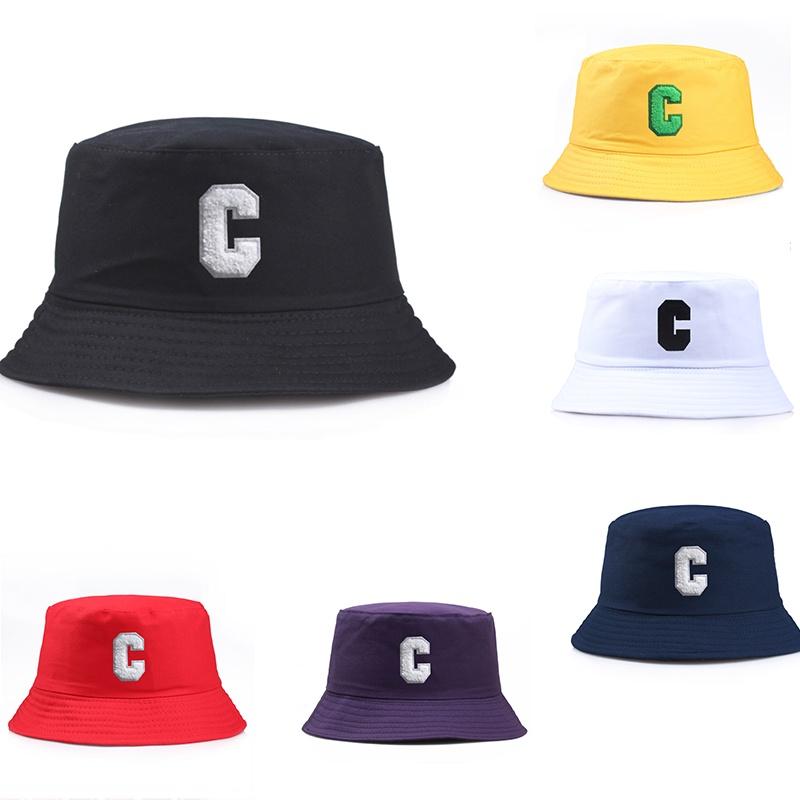 New Letter C Bucket Hat Fisherman Cap For Men And Women