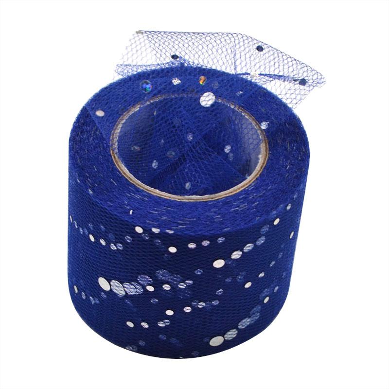 25Yards Baby Shower Glitter Sequin Tulle Roll Fabric Spool Tutu Party Birthday Gift Wedding Decoration Favors Event Supplies