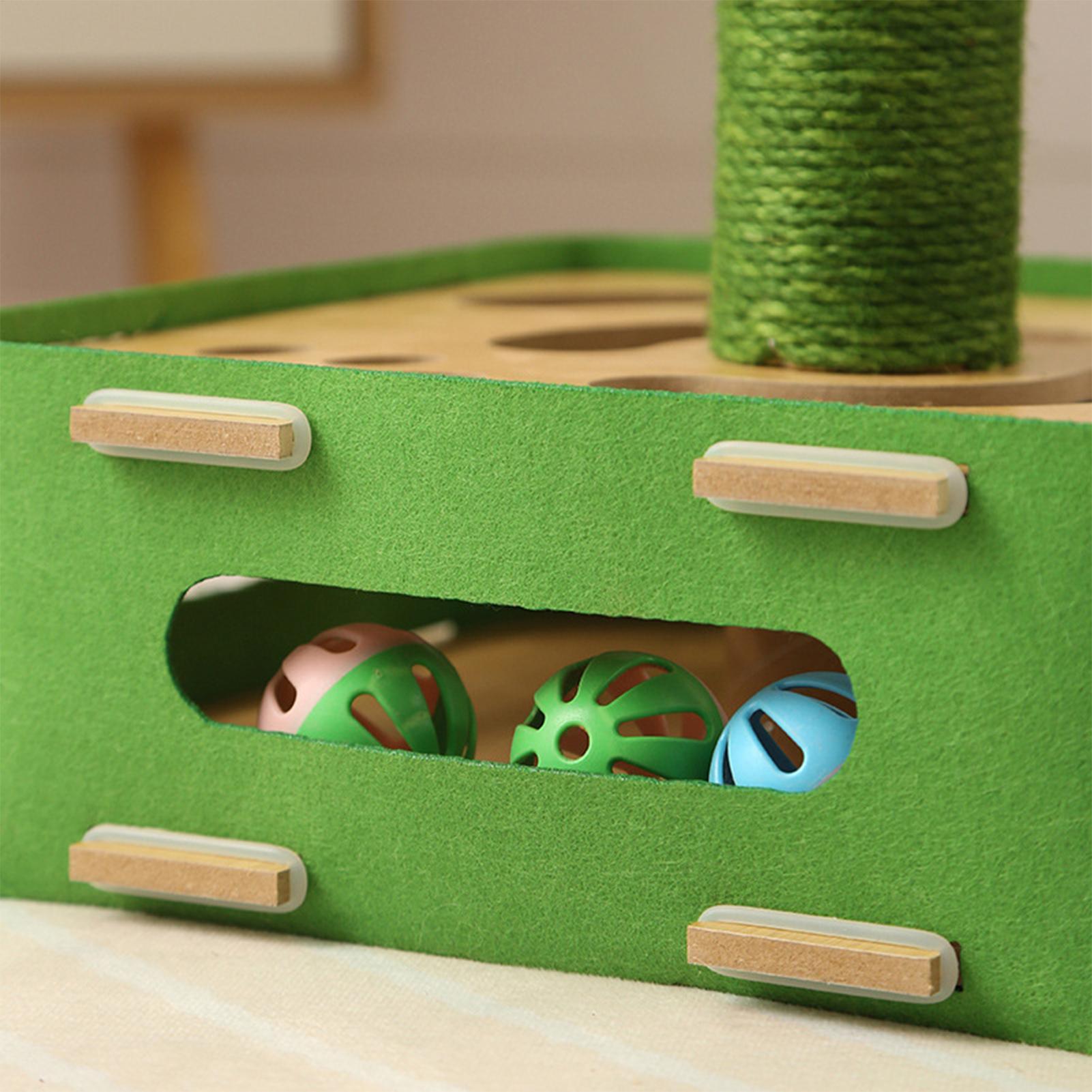 

Cat Toys Interactive Cat Puzzle Toys With Sunflower Design Anti-Tip Base Game For Pet Training Exercise Mental Play Boredom China Mainland