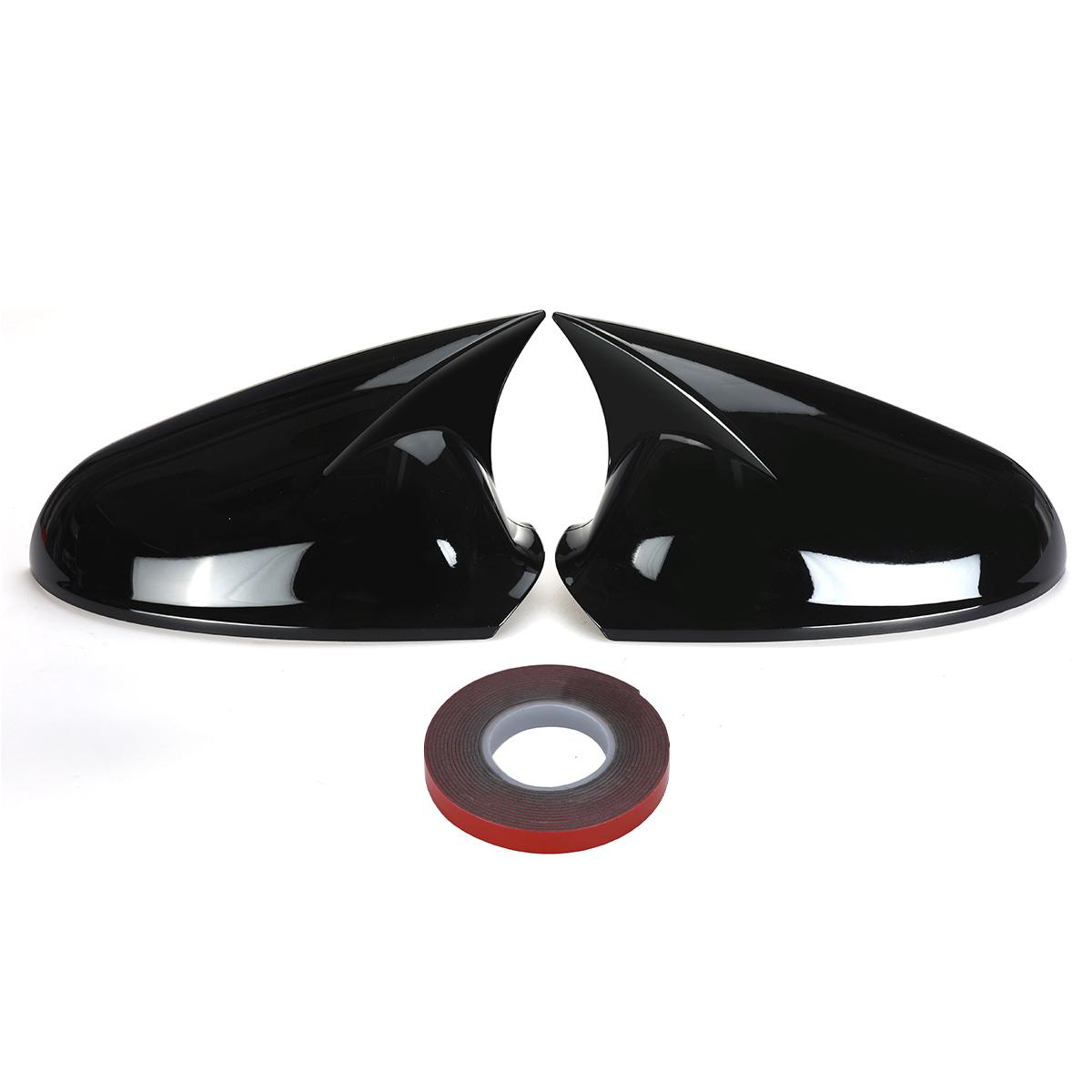 

Пара автомобильных зеркал заднего вида боковая дверь крыло крышка для Opel Vauxhall для Astra J MK6 2010-2013 дополнительный зеркальный колпачок глянцевый черный