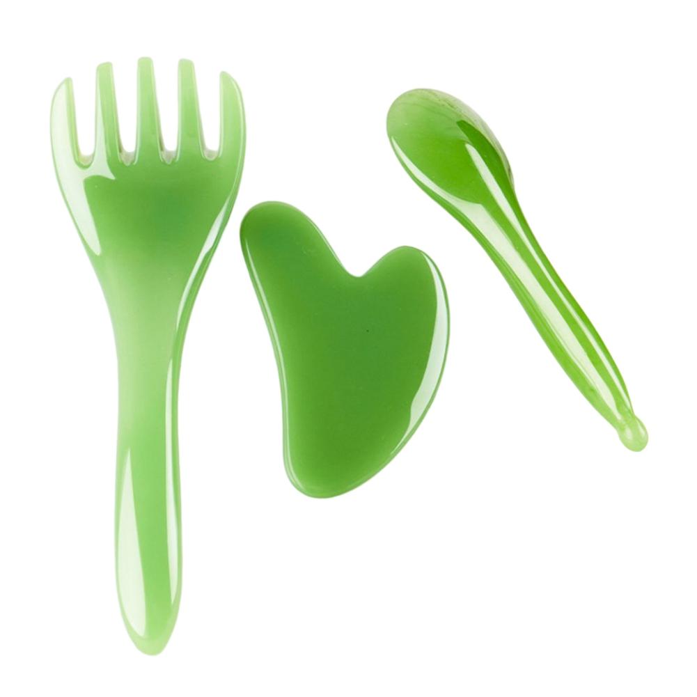 Chinese Resin Gua Sha Massage Tools Body Face Back Leg Neck Head Chest Beauty Health Scraping 5 Claw Comb Reduces Puffiness Care