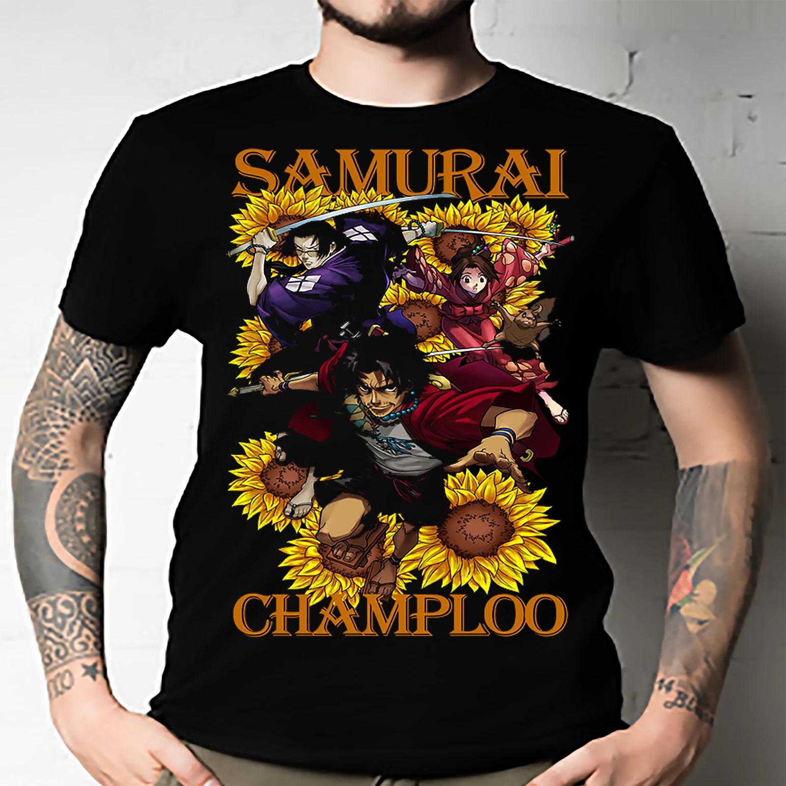 Men s and Women s T-shirts Samurai Champloo XL