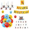 Cuphead Themed Birthday Party Decorations Set With Tea Cup Head Design Vibrant Paper Material