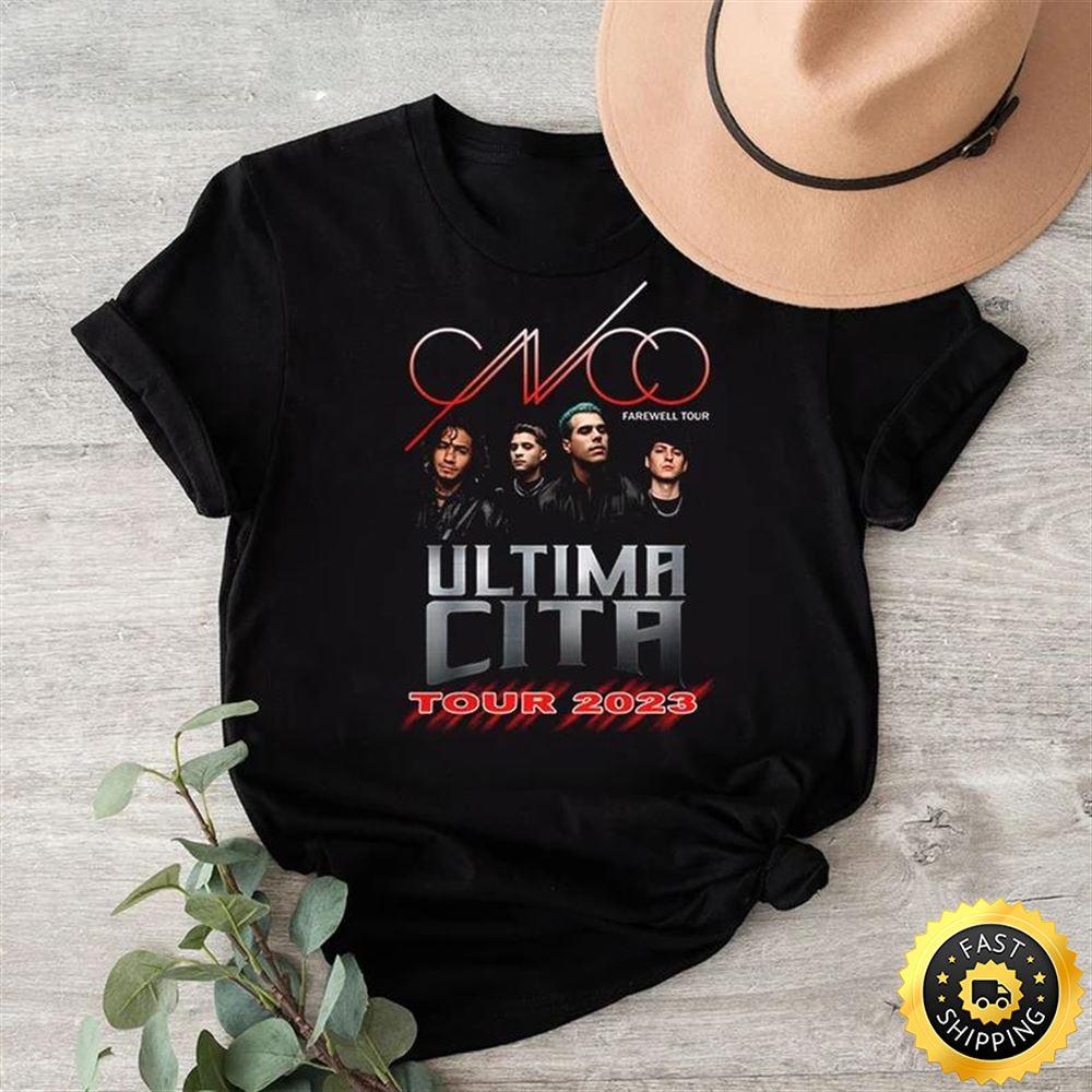 CNCO Band Tour Black 100_ Cotton 1Side Shirt Gift For Fan  NI810 Unisex T-Shirt XXXXL