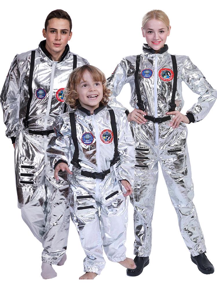Astronaut Piloot Halloween Kostuum: Ruimtepak Rollenspel Outfit voor Kinderen en Volwassenen
