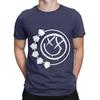 BLNK182 White Funny Graphic 100 Cotton TShirt Blink 182 Tees Tops For Unisex