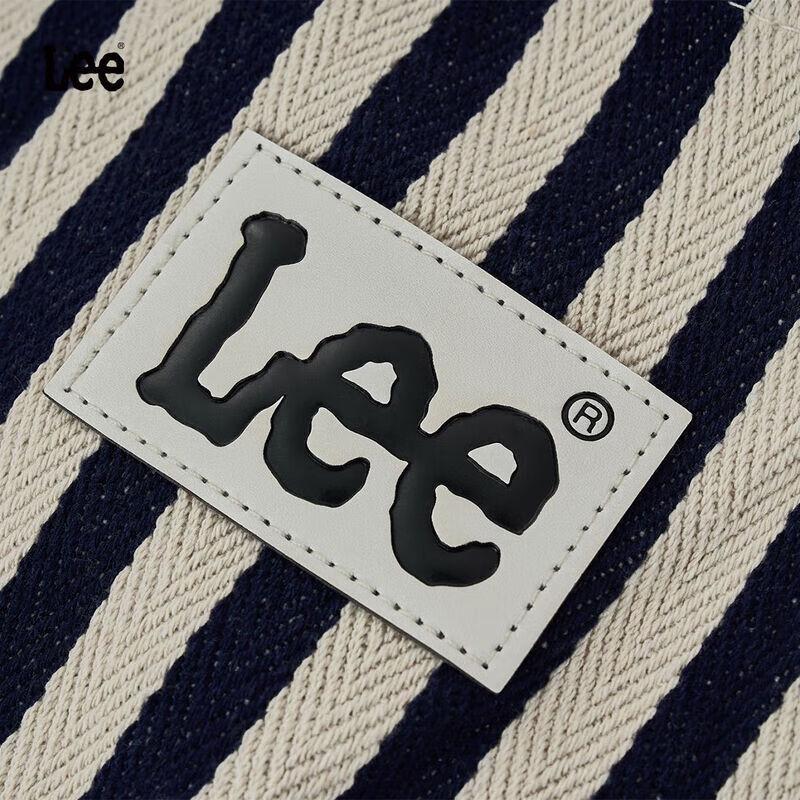 Lee Striped Canvas Tote Shoulder Bag