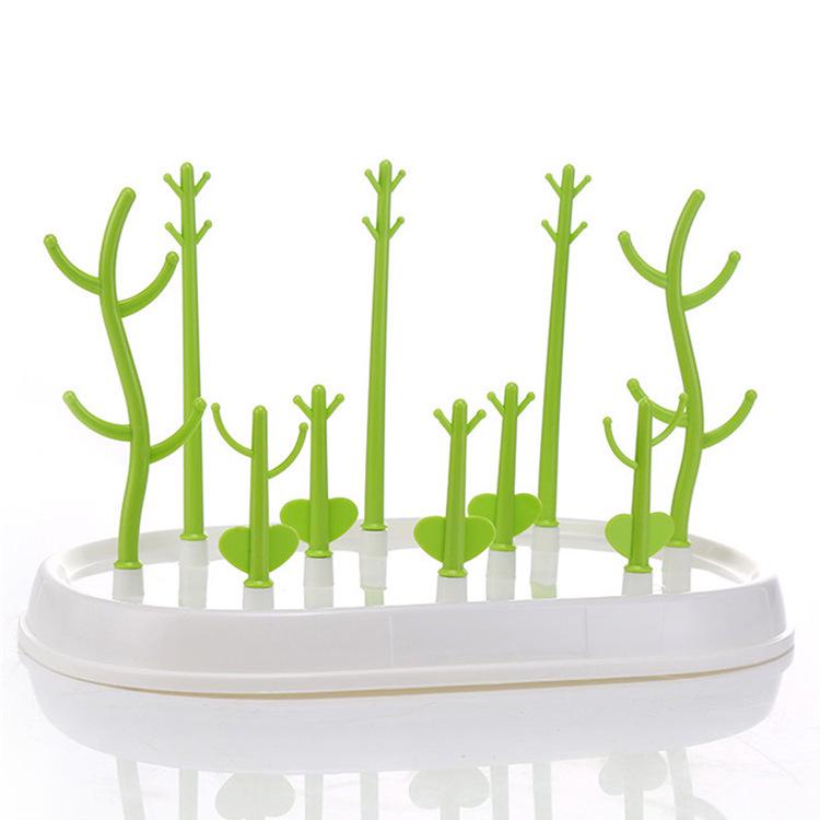 

Portable Tree-Shaped Baby Bottle Drying Rack - Multifunctional & Creative Design