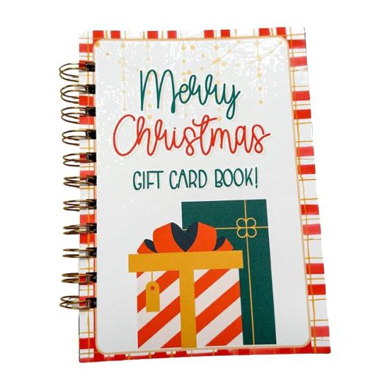 College Survival Christmas Gift Card Book DIY Spiral Binding Festive Design Functional Xmas Card Book College Student Gift