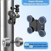 Fence Post Bracket Magnetic Fence Bracket, Iron Pole Mounting Clip Adjustable Metal Phone/camera Holder Fence Post Phone Bracket