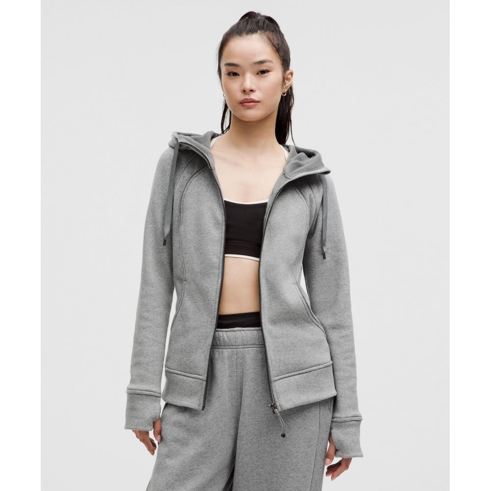 

Lululemon Толстовка с капюшоном Scuba Full Zip Plush Heathered Medium Grey 12