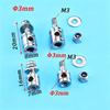 10PCS RC Airplane/Boat Push Rod Connector Adapter Linkage Stoppers D2.0mm/D3.0mm For Connecting Servo Arm and Pull Rod