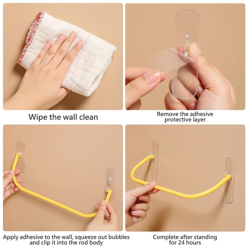 1/4 Stück Schuhregal Wandmontiert Einfach Badezimmer Hausschuhe Haken Halterung Schuhregal Aufbewahrung Kleiderbügel Schuhregal Kleiderbügel