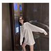 Fall Fashion Loose Fit Round Neck Long Sleeve Womens Tshirt Basic Tee