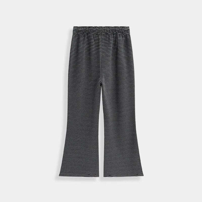 IEF Petite Striped Flare Pants