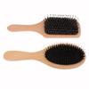 Boar Bristle Hair Brush Women Wood Bamboo Hair Brush Professional Curly Airbag Scalp Brush Comb For Hair Beauty Care Salon Tools